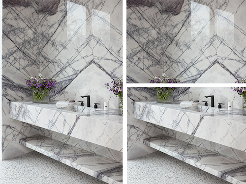 Lilac Marble Bathroom Vanity Top