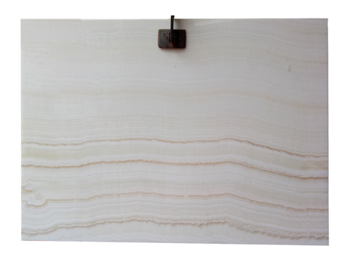 White Vein Cut Onyx Slab