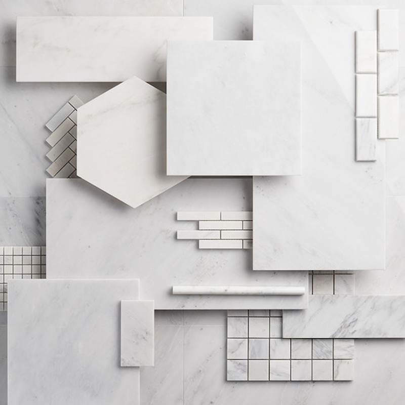 White Marble Mosaic