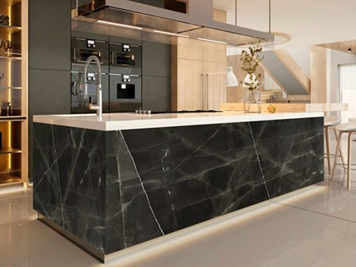 Sahara Noir Marble Hotel Reception Desk