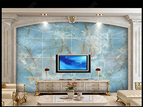 White Onyx Feature Wall