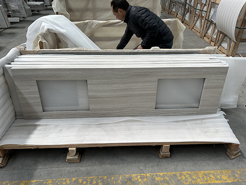 Beige Marble Coffee Table